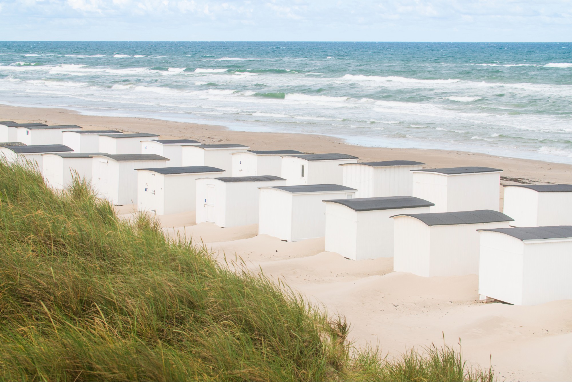 Strand og klitter ved Løkken